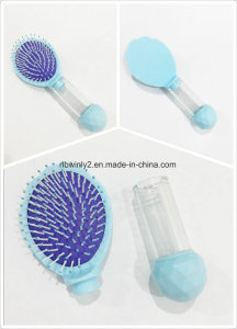 Plastic Hairbrush Separately Head with Handle