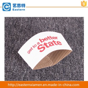 Xiamen Factory Corrugated Paper Cup Sleeves