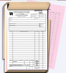 Carbonless Business Invoice Sample Book Printing (YY-CB0038)